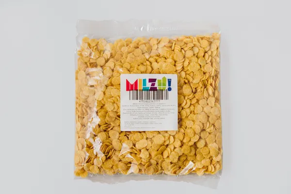 MILZU! Kukurūzas pārslas ar glazūru 500g FS