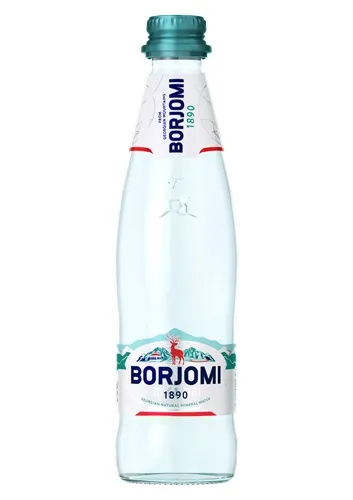 Minerālūdens BORJOMI Dabīgais, stiklā, 0.33l (DEP)