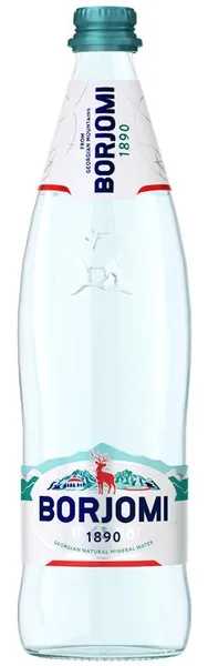 Minerālūdens BORJOMI, gāzēts, stikla pudelē, 0.75l (DEP)