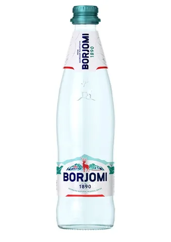 Minerālūdens Borjomi 0.5l stikls