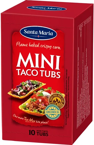 Mini tako groziņi SANTA MARIA 10x8.6g