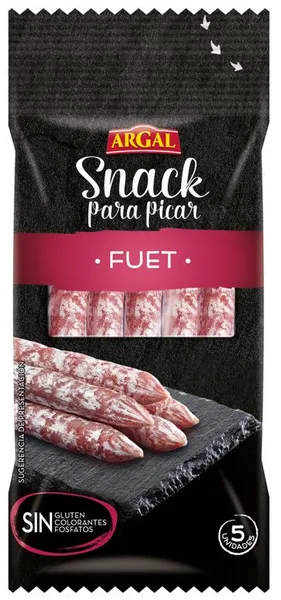 Mini vītinātās FUET uzkodu desiņas, 50g