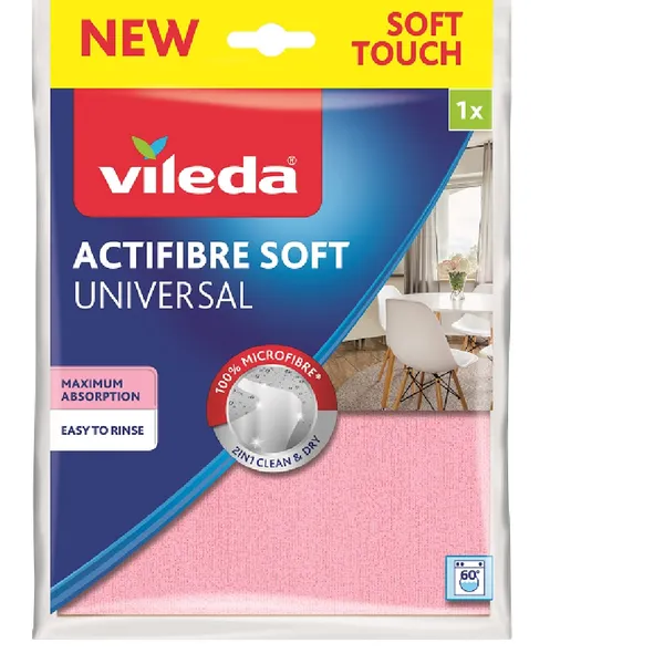 Mirkošķiedras drāna VILEDA Actifibre Soft, 1gab