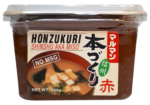Miso pasta HONZUKURI, tumšā, 500g