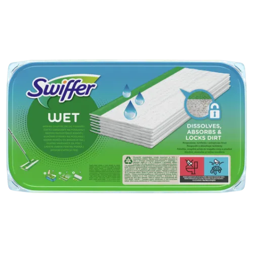 Mitrās salvetes SWIFFER, uzpilde, 10gab