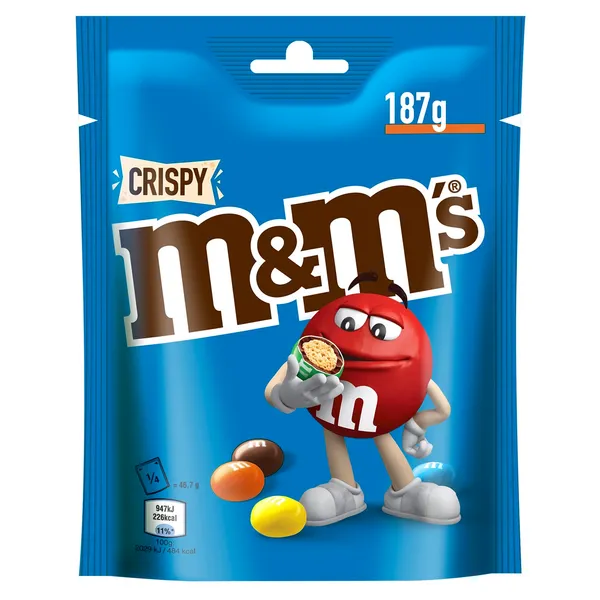 M&M's Crispy pouch bag 187g_NEW