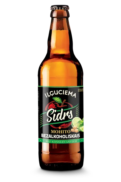Mohito Sidrs bezalkoholiskais IĻĢUCIEMA 0.50L stikls (DEP)