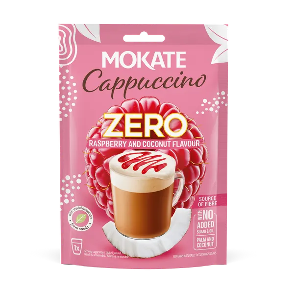 MOKATE CAPPUCCINO ZERO Aveņu/Kokosriekstu garša 20g