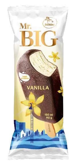 Saldējums MR.BIG vaniļas krējuma uz kociņa 150ml/90g