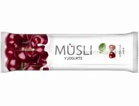 Musli ar ķiršiem jogurta glazūrā, 30g