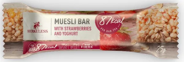 Batoniņš Herkuless musli ar zemeņu gab.25g