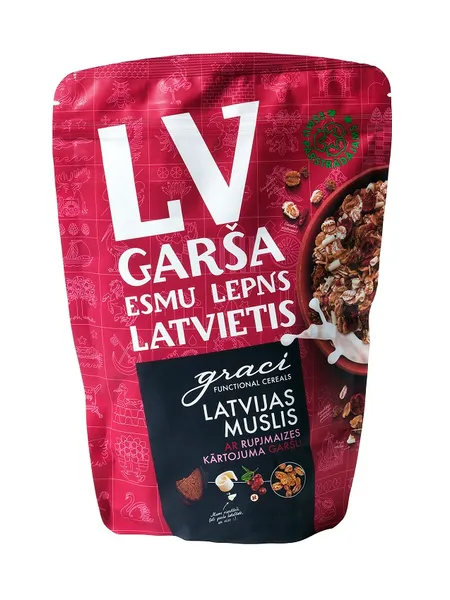 Musli GRACI ar rupjmaizes kārtojuma garšu 350g