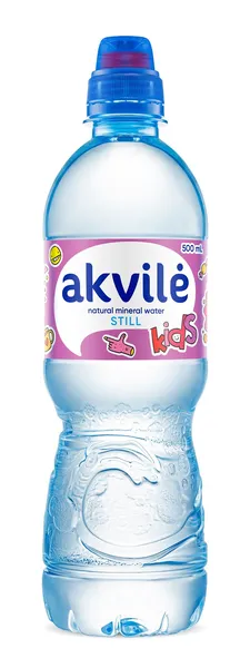 Naturāls minerālūdens AKVILE Kids, negāzēts, 0.5l PET (DEP)