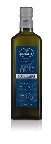 Neapstrādāta augstākā labuma Monocultivar olīveļļa NOCELLARA, 500 ml