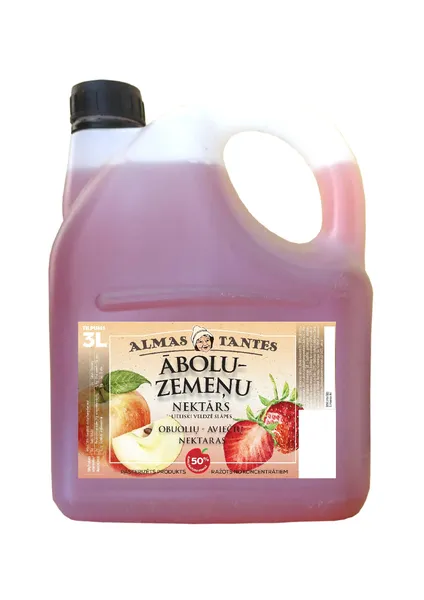 Nektārs ALMAS TANTE Ābolu -zemeņu, HDPE, 3l