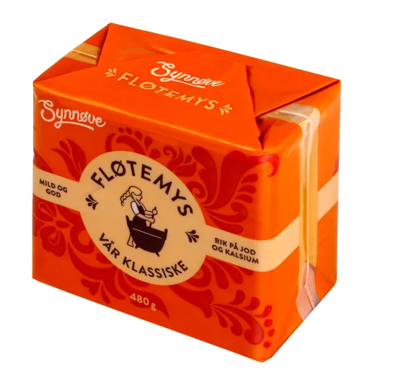 Norvēģu brūnais siers SYNNOVE, Flötemys, 29%, 480g