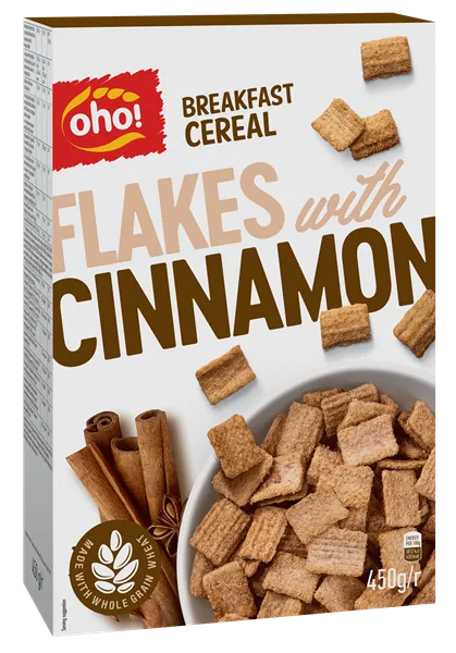 Oho S/b  pārslas ar kanēli 450g