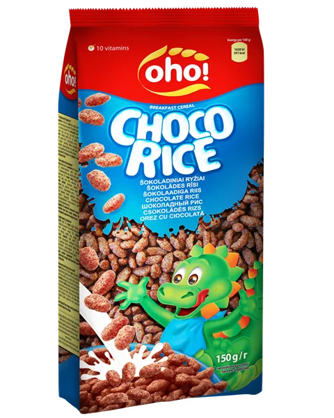 Oho S/b "Šokolādes rīsi" 150g