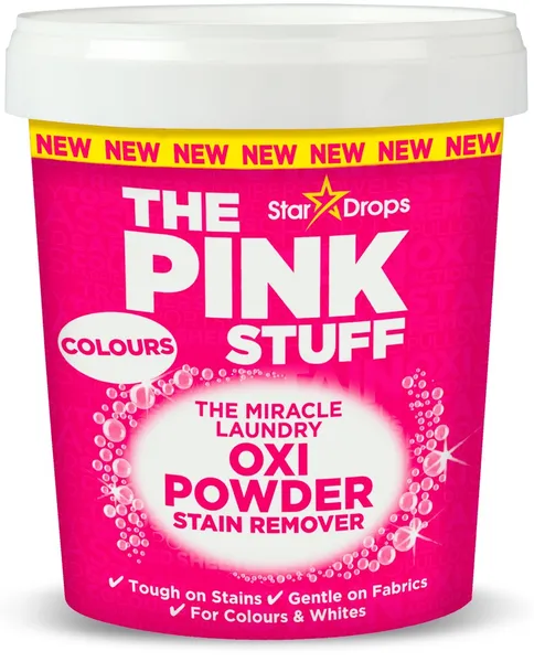 THE PINK STUFF pulveris traipu tīrīšanai krāsainai veļai 1kg
