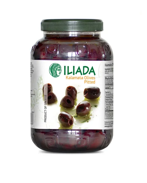 Olīvas Kalamata bez kauliņiem 1450g/800g [4] PET