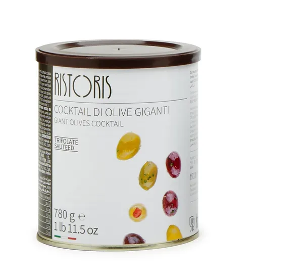 Olīvas, lielas, ar kauliņiem RISTORIS Mix, 780g