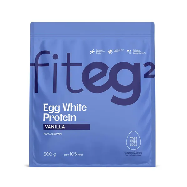 Olu baltuma proteīna pulveris FITEG2, vaniļas, 500g