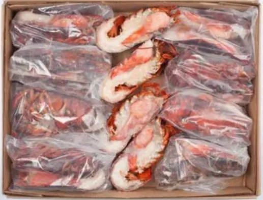 Omāru pusītes, blanšētas, saldētas, 50gab x 190g, 9.53 kg
