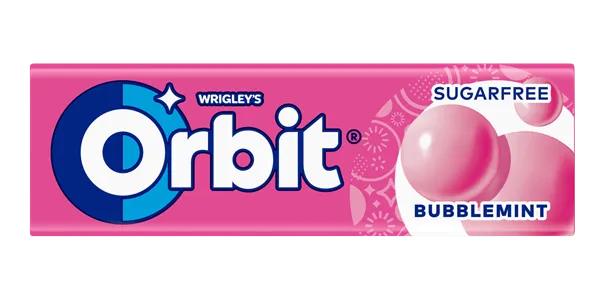 Košļājamā gumija ORBIT Bubblemint 14g
