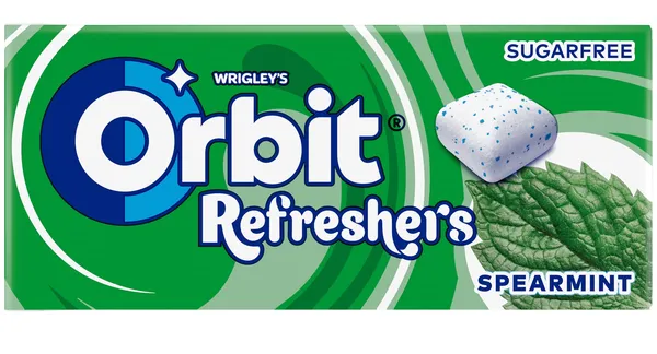 Košļ.gumija Orbit Refresher's Spearmint 15,6g
