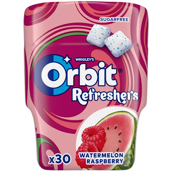 Orbit Refreshers Watermelon Raspberry Bottle 30 gb