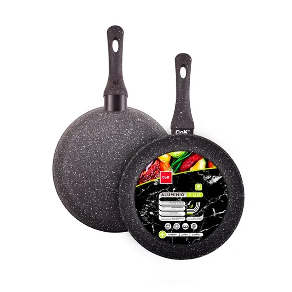 Panna Blackblock, alumīnijs, 4 mm, D 28 cm, H 5,2 cm