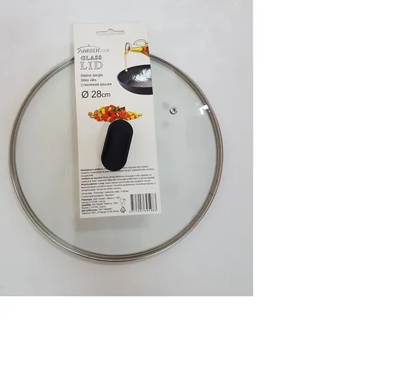 Pannas vāks, stikls, D 28 cm