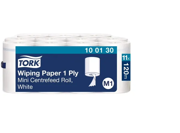 Papīra dvieļi TORK Advanced M1, 1 slānis, 120m, 100130