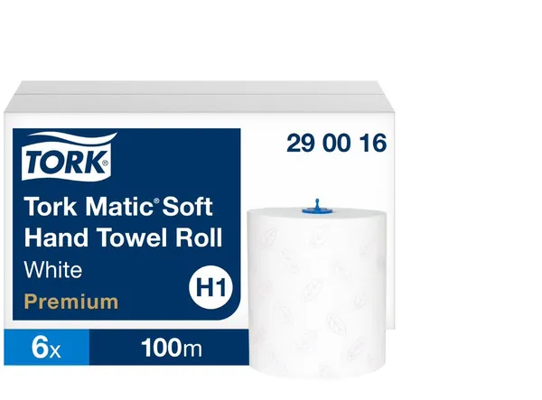 Papīra dvieļi TORK Premium Soft H1, 2 slāņi, 100m, 408 loksnes, 290016