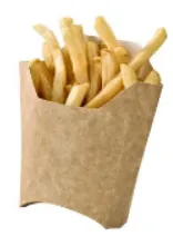 Papīra kastīte frī kartup., 11,5x6xH10cm, 0.5kg, 50gab