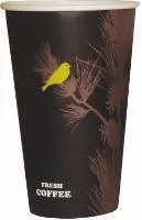 Papīra krūze COFFEE, 473ml, D90mm, 0.62kg, 50gab.