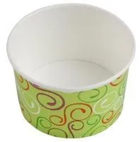 Papīra krūzīte Ice Cream, 100ml, D74mm, 0.185kg, 50 gab.