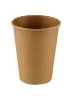 Papīra krūzīte KRAFT, PAP, kartona, 360ml, D 90mm, 0.515kg, 50gab