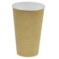 Papīra krūzīte RIPPLE, 473ml, D90mm, 0.58kg, 25 gab.