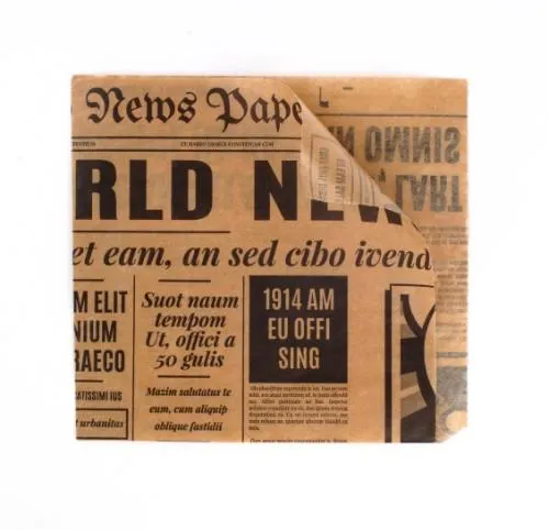 Papīra maisiņi burgeriem, OLDNEWS, 15x15 cm, 0.48kg, 250gab