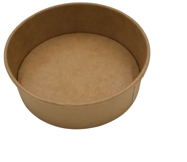 Papīra salātu trauks KRAFT 1300ml, D 183mm, H 6,7 cm, 1.158kg, 50gab
