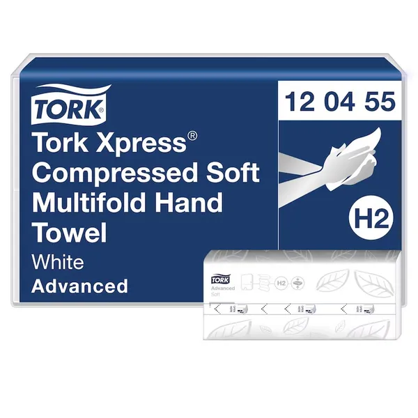 Papīra salvetes TORK Advanced Soft H2, 2 slāņi, 240 salvetes, 120455