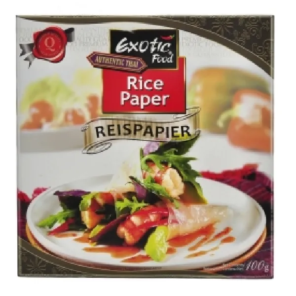 Papīrs rīsu 22cm EXOTIC FOOD, 100g