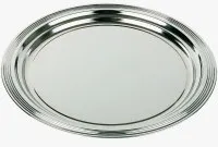 Paplāte Party, hromēts metāls, D 35 cm