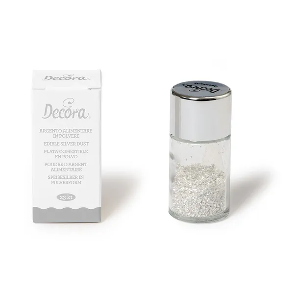 Pārtikas sudraba pulveris DECORA, 0.125g