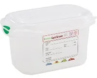 Pārtikas tvertne GN 1/9, 1l, H100 mm