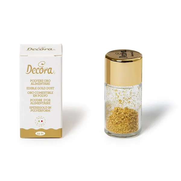 Pārtikas zelta pulveris DECORA, 0.125g