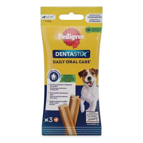 Pedigree Dentastix small kauliņš zobiem (3 gab.) 45g