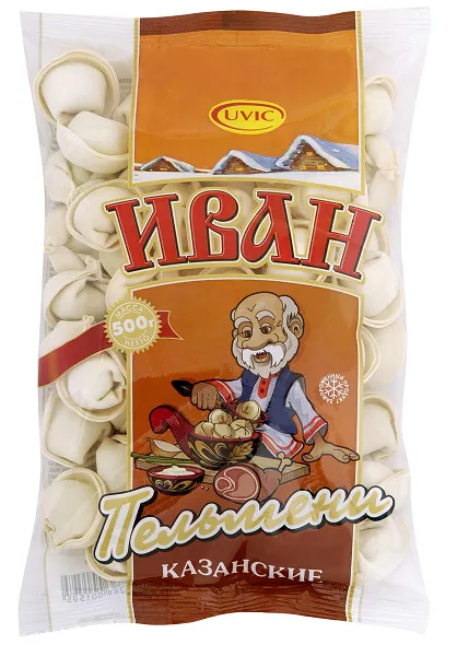 Pelmeņi IVAN KAZANSKIJE ar jēra gaļu 500g  (ITALIAN FORM)
