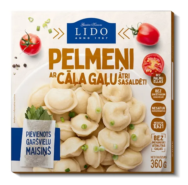 Pelmeņi Lido ar cāļa gaļu 360g